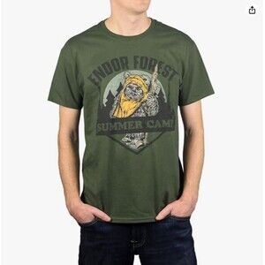 Star Wars Mad Engine Endor Forest Summer Camp Ewok T-Shirt Size XXL